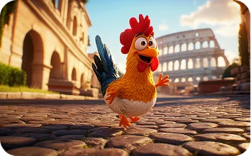Second happy chicken in the game